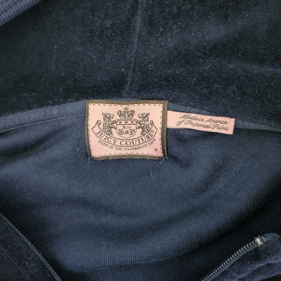 Juicy couture velour vintage navy set - Picture 9 of 15